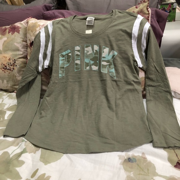 Victoria Secret pink camo Top - Picture 1 of 2